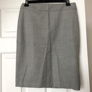 Jcrew NWT grey pencil skirt size 2